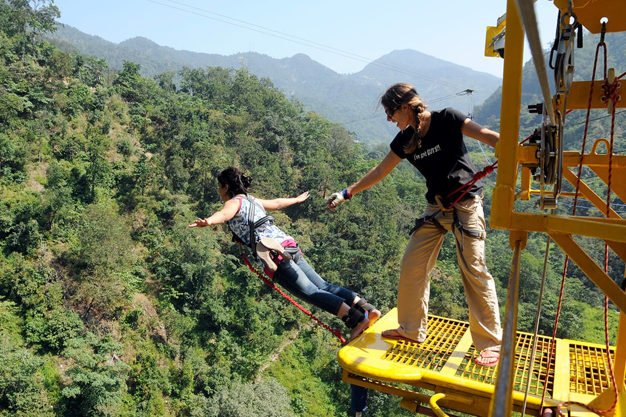 Bungee Jumping in Rishikesh 
